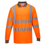 Load image into Gallery viewer, S271 - Hi-Vis Cotton Comfort Polo Shirt Long Sleeve