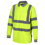 Load image into Gallery viewer, TPSL02 - High Visibility Safety Long Sleeve Polo