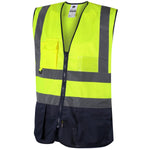 Load image into Gallery viewer, TWC05 - High Visibility Safety Contrast Executive Waistcoat