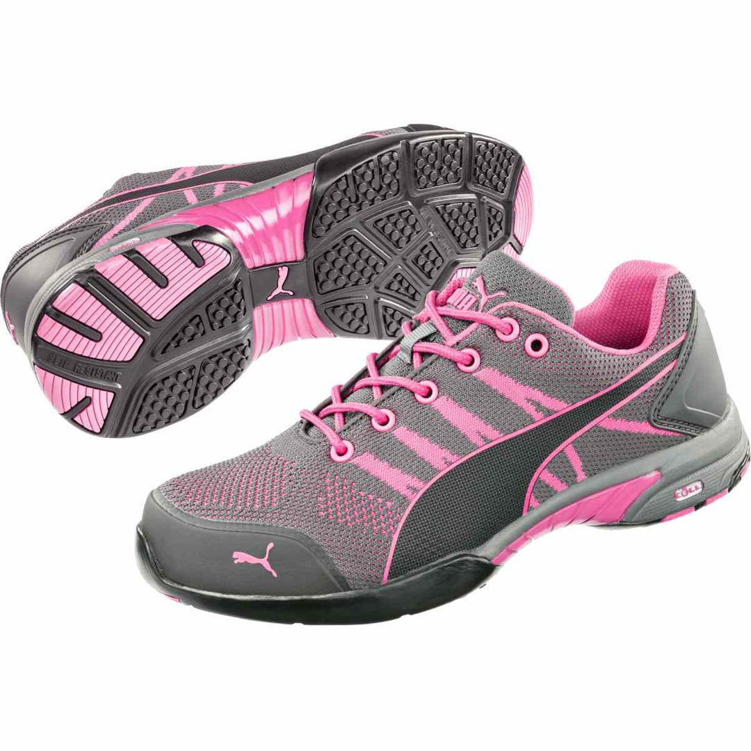Safety Shoes CELERITY KNIT S1 HRO SRC Steel Trainers Pink 64291