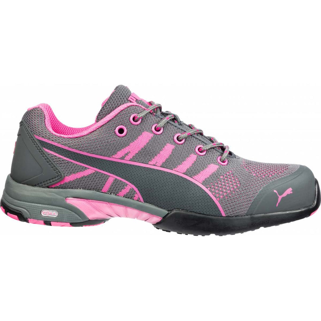 Safety Shoes CELERITY KNIT S1 HRO SRC Steel Trainers Pink 64291