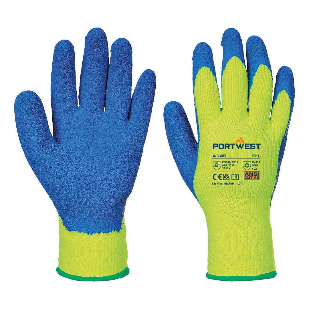 A145 - Cold 7 Latex Crinkle Gloves