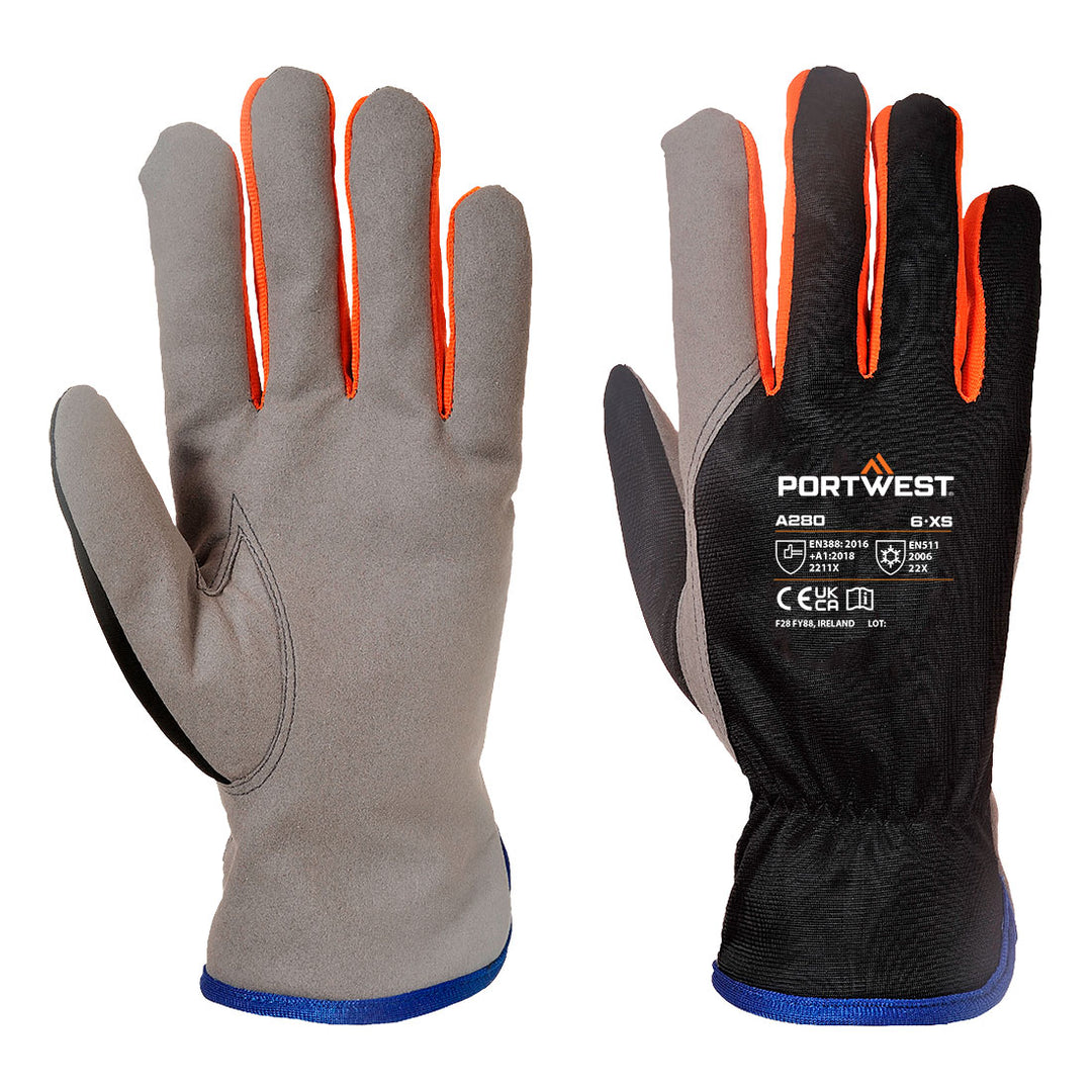A280 - Cold 240 Synthetic Leather Mechanical Gloves