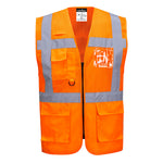 Load image into Gallery viewer, C496 - Madrid Hi-Vis Half Mesh Executive Vest