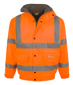 Load image into Gallery viewer, Hi-vis Fleece Lined Bomber Jacket