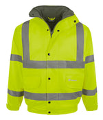 Load image into Gallery viewer, Hi-vis Fleece Lined Bomber Jacket