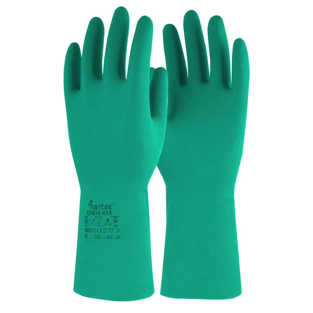 ChemX-15G - Green Nitrile Chemical Gauntlet