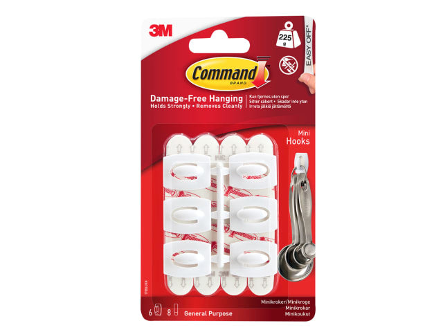 Mini Hooks x 6