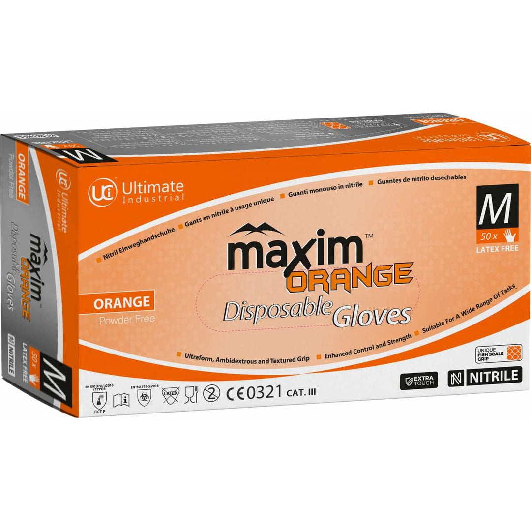 DG-Maxim™ - Heavy Duty Nitrile Disposable Gloves (Box of 50)