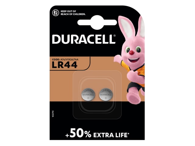 LR44 1.5V Alkaline Coin Battery x 2 S3284