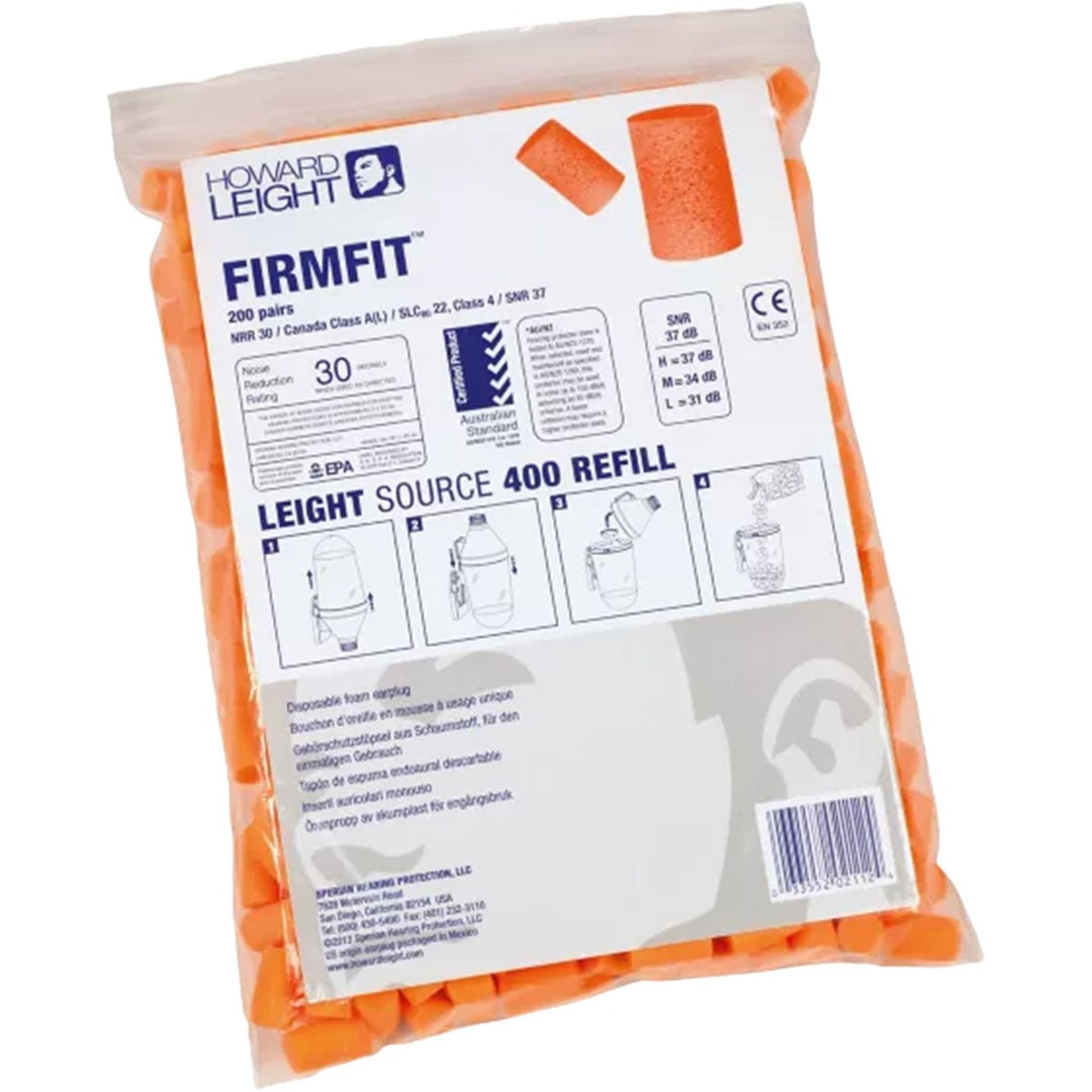 Howard Leight FirmFit™ Uncorded - Zip lock Refill 200PR (1033016)