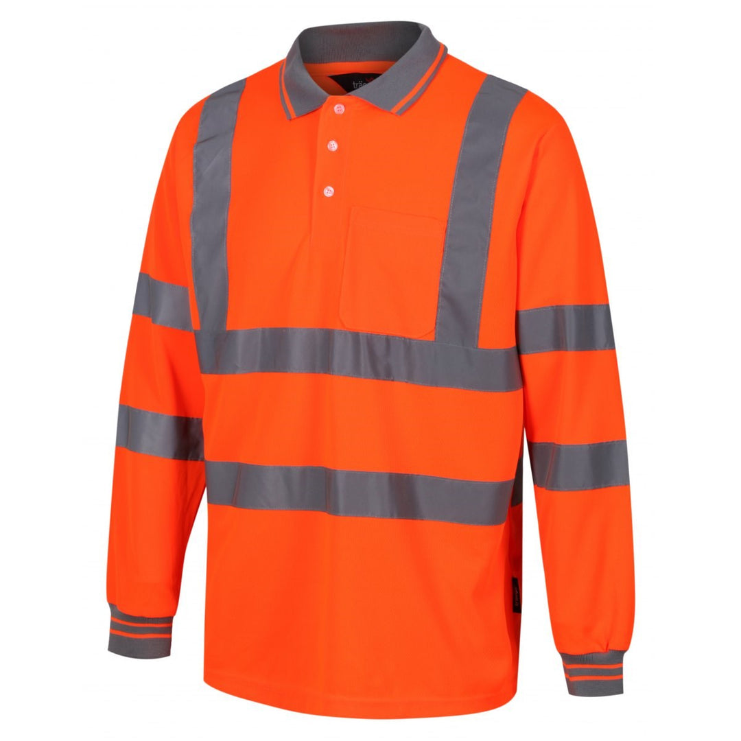 TPSL02 - High Visibility Safety Long Sleeve Polo