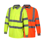 Load image into Gallery viewer, TPSL02 - High Visibility Safety Long Sleeve Polo