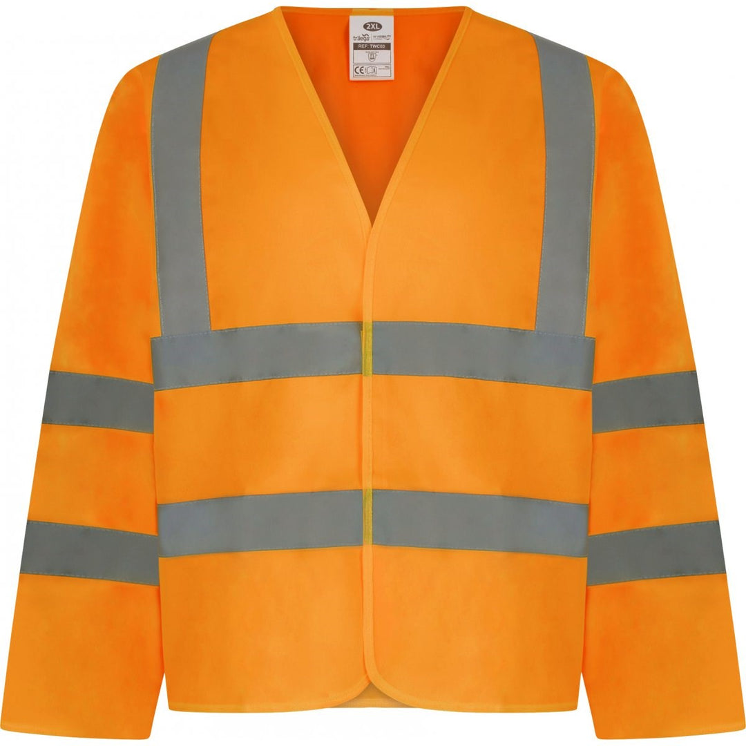 TWC03 - High Visibility Safety Long Sleeve Waistcoat