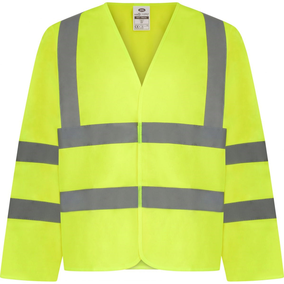 TWC03 - High Visibility Safety Long Sleeve Waistcoat