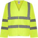 Load image into Gallery viewer, TWC03 - High Visibility Safety Long Sleeve Waistcoat
