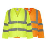 Load image into Gallery viewer, TWC03 - High Visibility Safety Long Sleeve Waistcoat