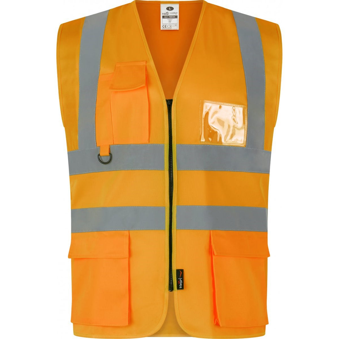 TWC04 - High Visibility Safety Executive Waistcoat