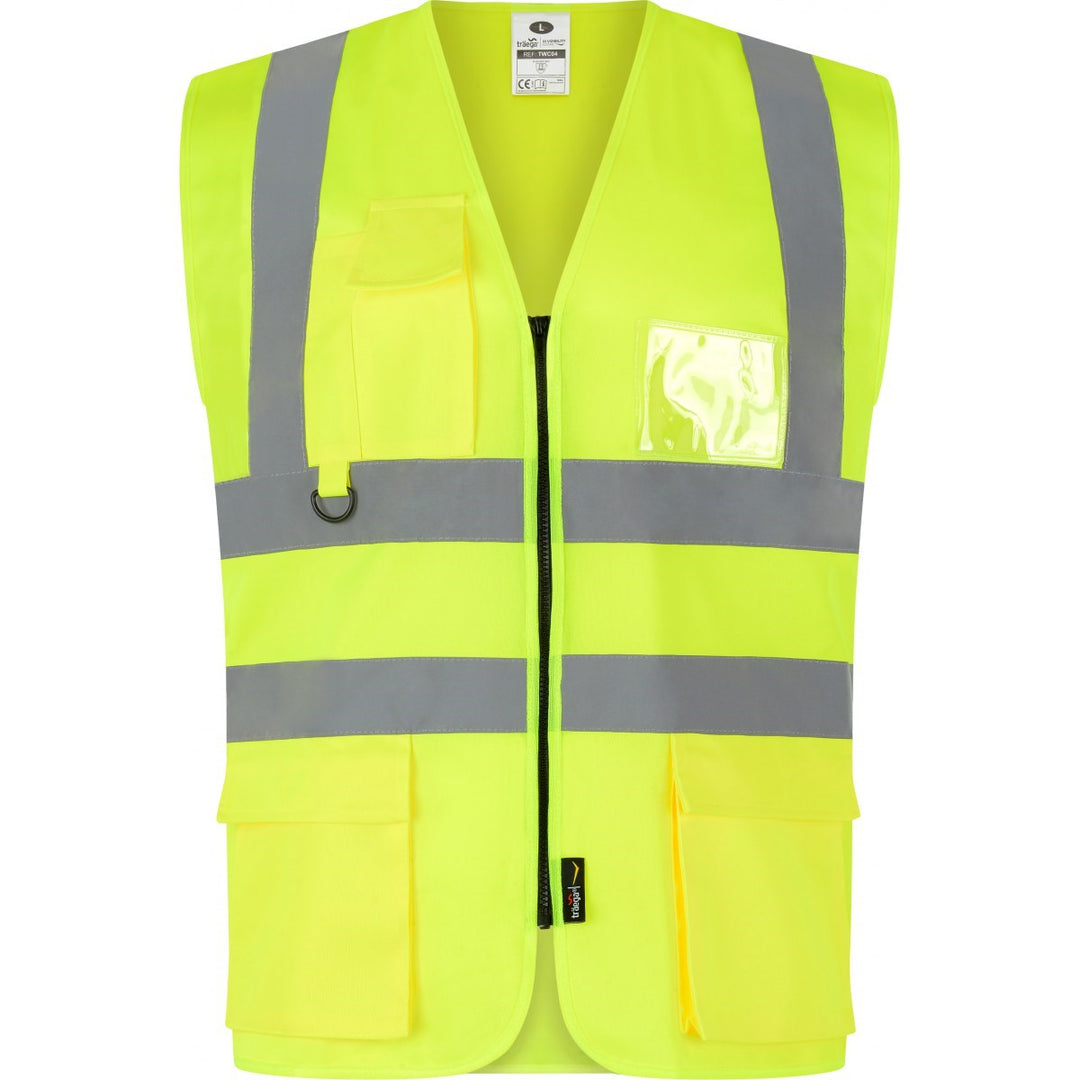 TWC04 - High Visibility Safety Executive Waistcoat