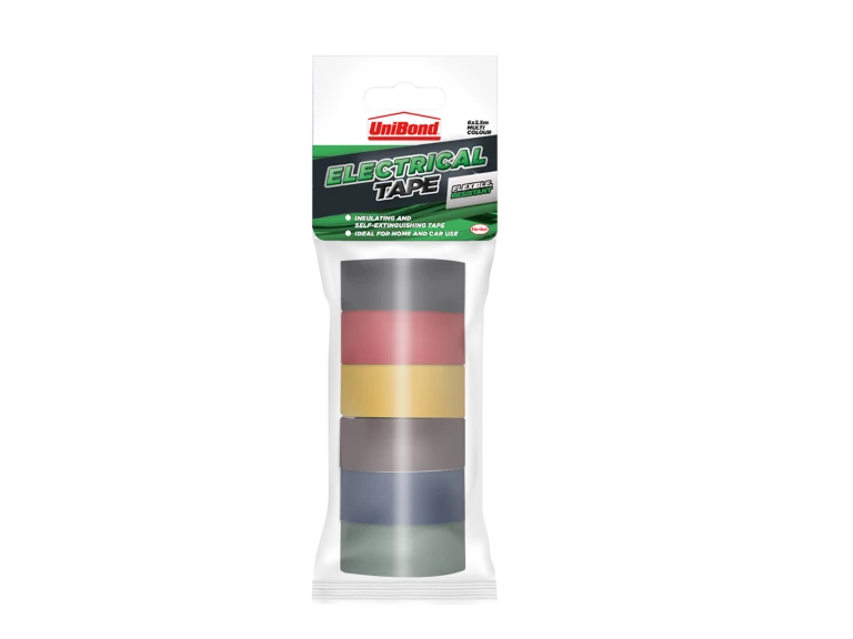 Electrical Tape (6 Colour Pack) 19mm x 3.5m