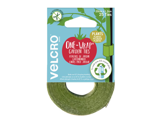 ONE-WRAP® Plant Ties 12mm x 20cm Pack of 25