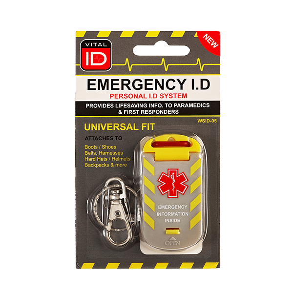 WSID-05 - Emergency Worker ID Universal Fit Tag
