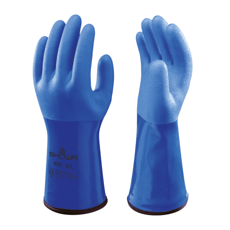 490 - Triple Dipped, Insulated PVC Chemical Resistance Gauntlet