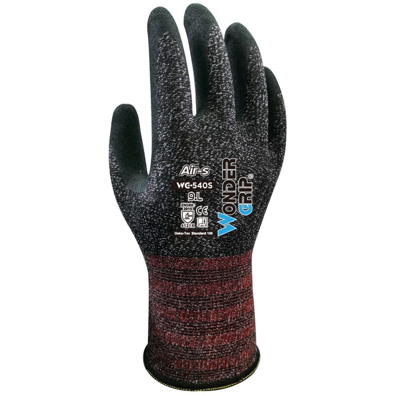 WG540S AIR-S  Nitrile Palm Coated 15 Gauge Dexterity